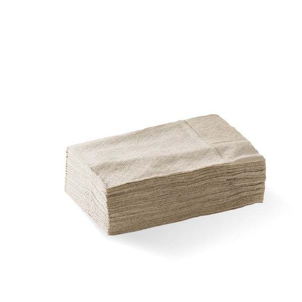 Napkin 1 Ply (For Compact Dispenser) Natural - BioDispenser