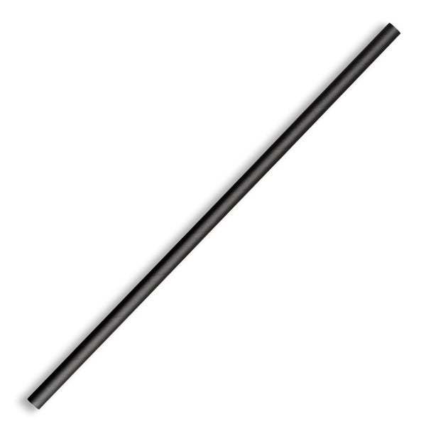 Paper Straws Regular BioStraw Black 6mm - BioPak