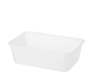 FreezaReady' Rectangular Containers, Medium 750 ml, Translucent - Castaway