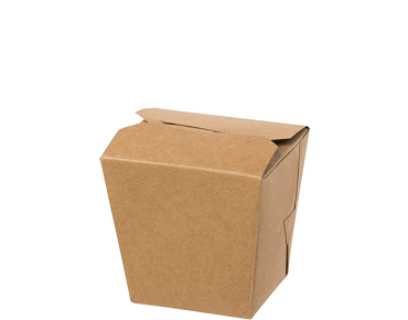 Paper Food Pail - No Handle, 8oz Small, Brown kraft - Castaway