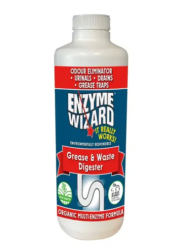 Grease & Waste Drain Digester RTU 1Litre x 10 - Enzyme Wizard