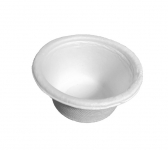 Bowl Sugar Cane 50ml NO LID 6.1x3cm high, Carton 2000 - Vegware