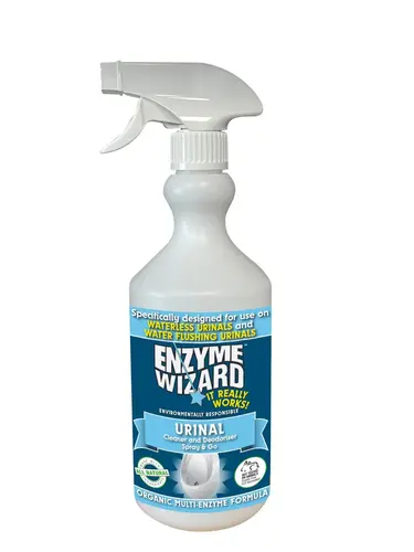 Urinal Cleaner Spray & Go RTU 9 x 1Litre - Enzyme Wizard