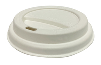 Lid Sugarcane for 6oz & 8oz hot cups - Castaway