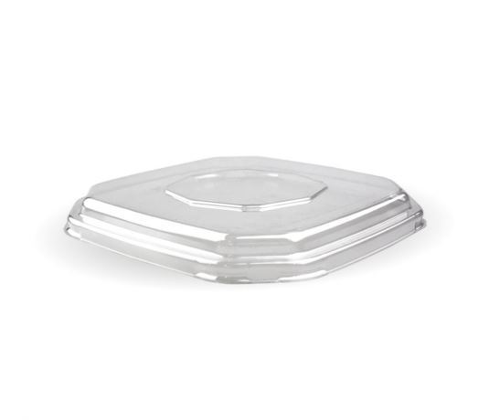 500ml & 750ml Octa Base PET Lid - Clear - BioPak