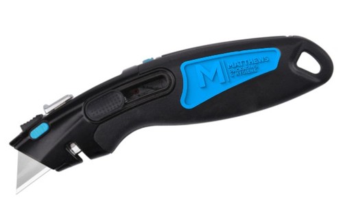 Retractable Cutter Knife - Black, 19mm - Matthews