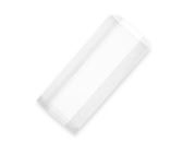 Bag hot white 15 x 25cm with gusset - Vegware