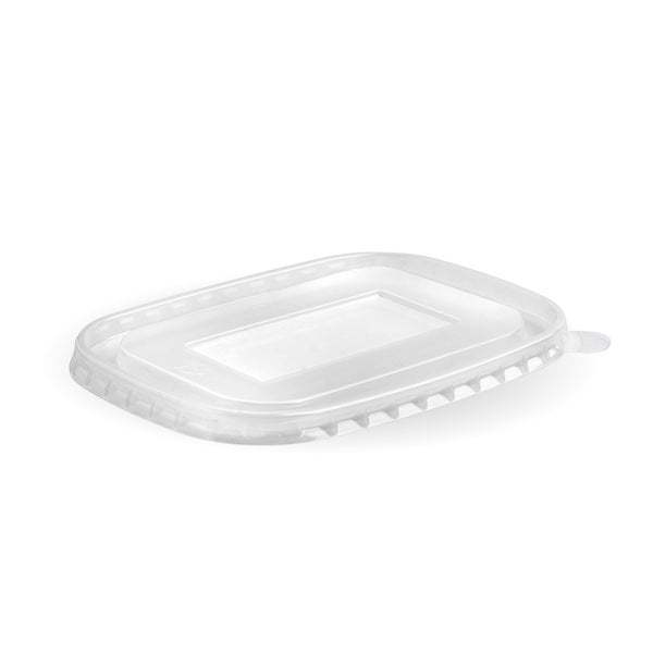 Rectangle PP lid - clear - BioPak