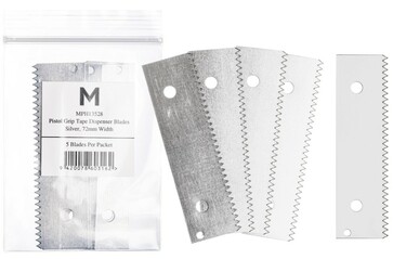 Pistol Grip Dispenser Replacement Blade - Silver, 72mm Size - Matthews