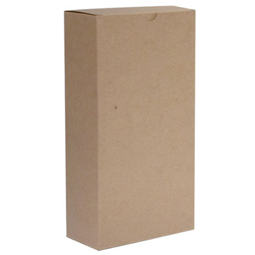 Wine 2 Bottle Box Natural Kraft 178x89x343mm - Bee Dee