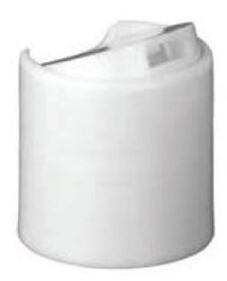 Household Disc Top Cap - White, 28/410 Neck - Matthews