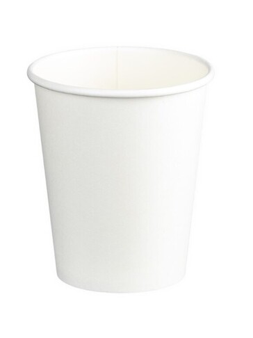 Double Wall PE Paper Hot Hot Cups - White, 8oz, 280ml  - Matthews