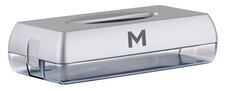 Flat Tissue Dispenser - Silver, 100 Sheet Capacity  *Wall Mountable     - Matthews