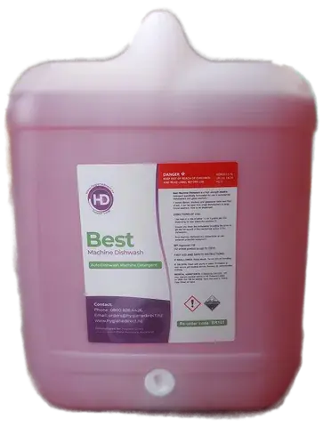 HD Best Machine Auto Dishwash 20ltr UN1824 C:8 PG:2 - Hygiene Direct