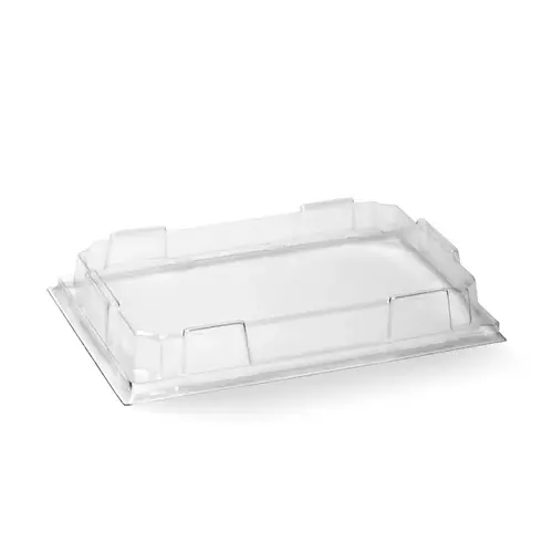 Lid for Medium BioBoard Sushi Tray PET - Biopak