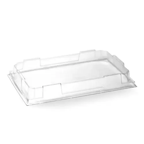 Lid for Large BioBoard Sushi Tray PET - Biopak