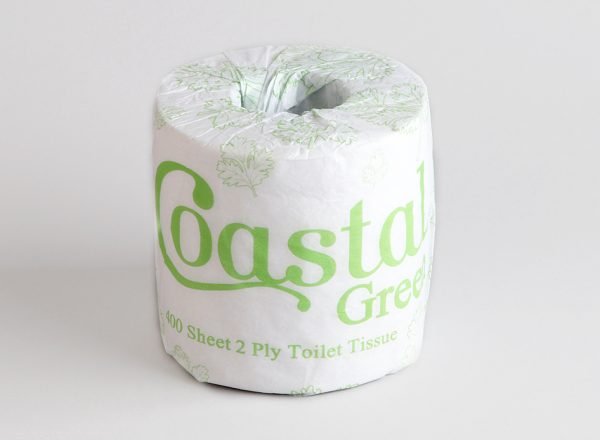 Toilet Rolls 2ply 400sheet recycled - Coastal